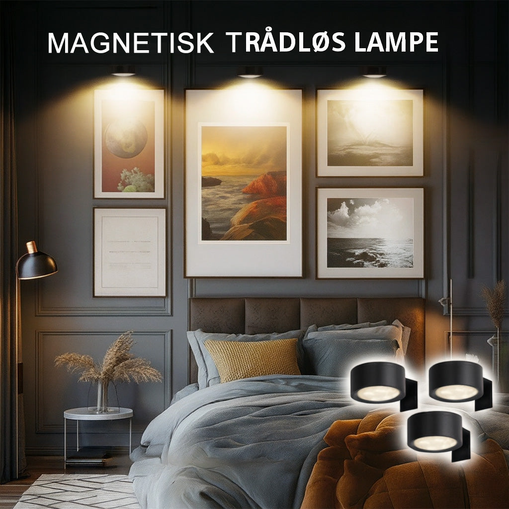 Magnetisk Trådløs Lampe – 1 sæt [3 stk.]