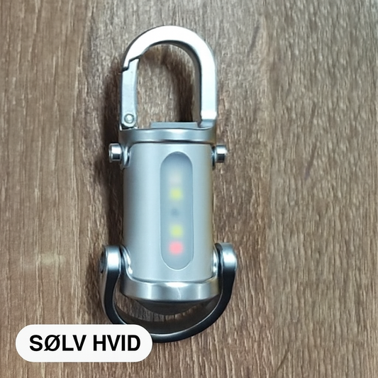 1200LM Mini Nøgleringslygte – Super Klar & Vandtæt