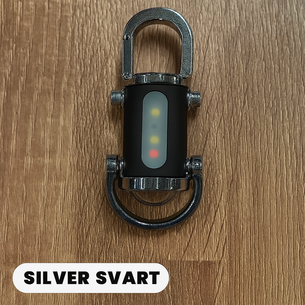 1200LM Mini Nøgleringslygte – Super Klar & Vandtæt