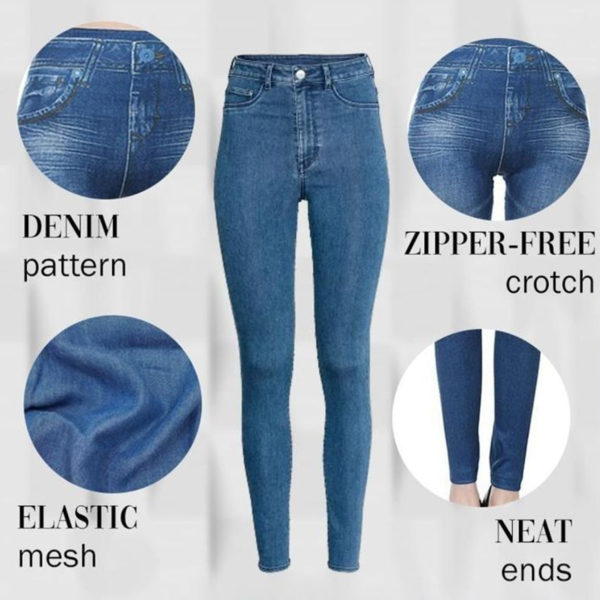 Denim ComfyJeggings-1+1Gratis