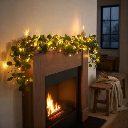 Sfeervolle Olijftak Lichtslinger (Draadloos)