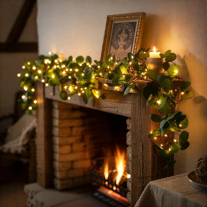 Sfeervolle Olijftak Lichtslinger (Draadloos)