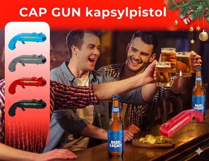 Kapsylöppnarepistol – Det ultimata festverktyget som skjuter iväg kapsylen!
