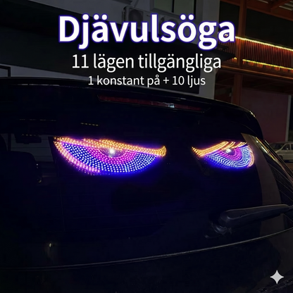 LED Devil Eyes för bilens vindruta