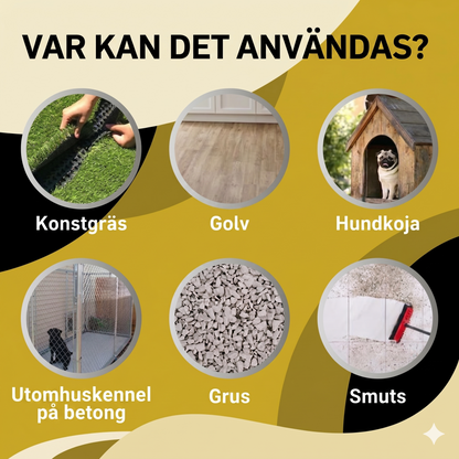 Kraftfull luktborttagare för hundgårdar och djurutrymmen