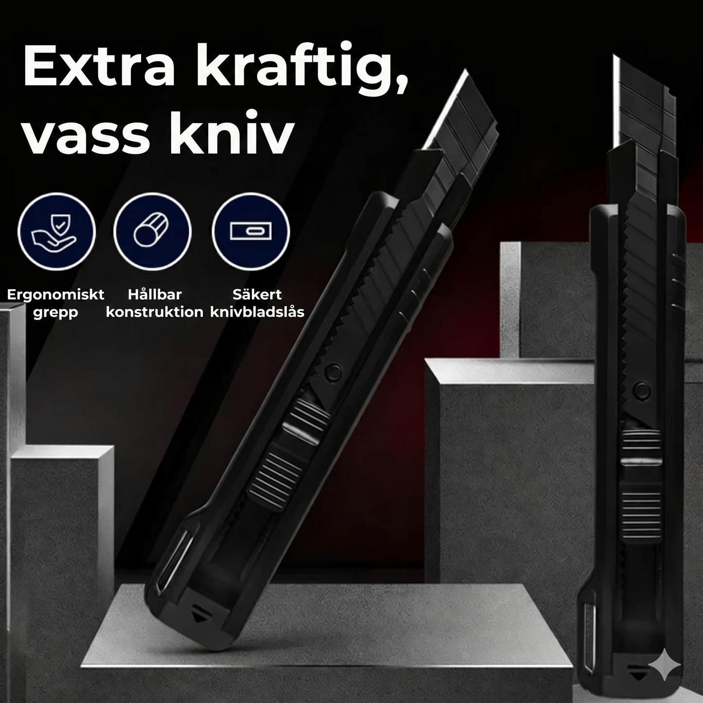 Ergonomisk multifunktionskniv