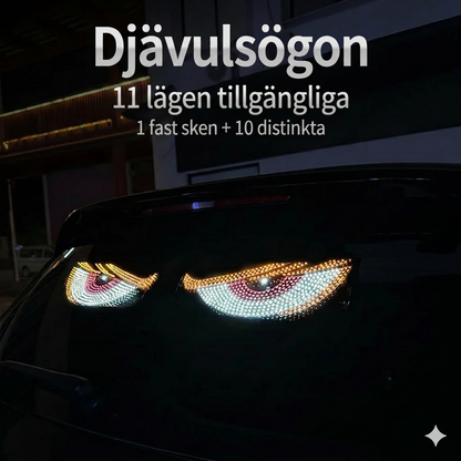 LED Devil Eyes för bilens vindruta