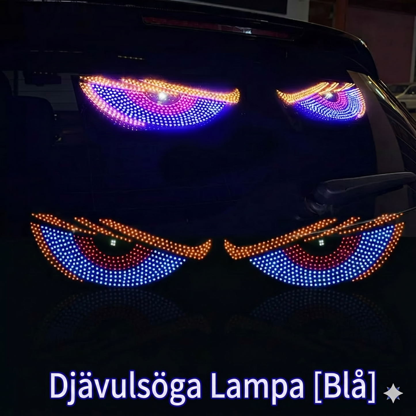 LED Devil Eyes för bilens vindruta