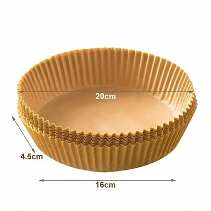 Bakplåtspappersformar till Airfryer – [100-pack]