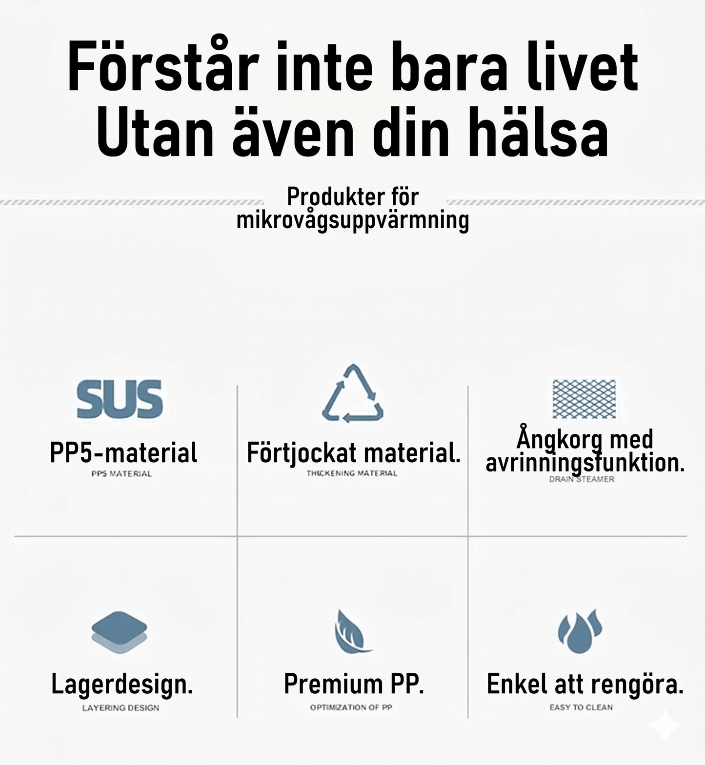 Multifunktionell mikrovågsångare - med varmhållningsfunktion - hälsosam matlagning och ångkokning