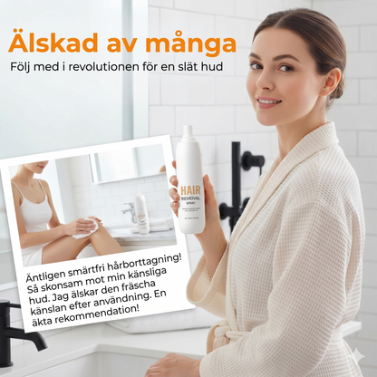 Väldoftande hårborttagningsspray