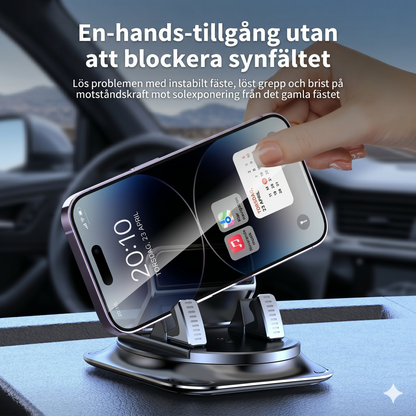 360° roterbar mobilhållare för bil