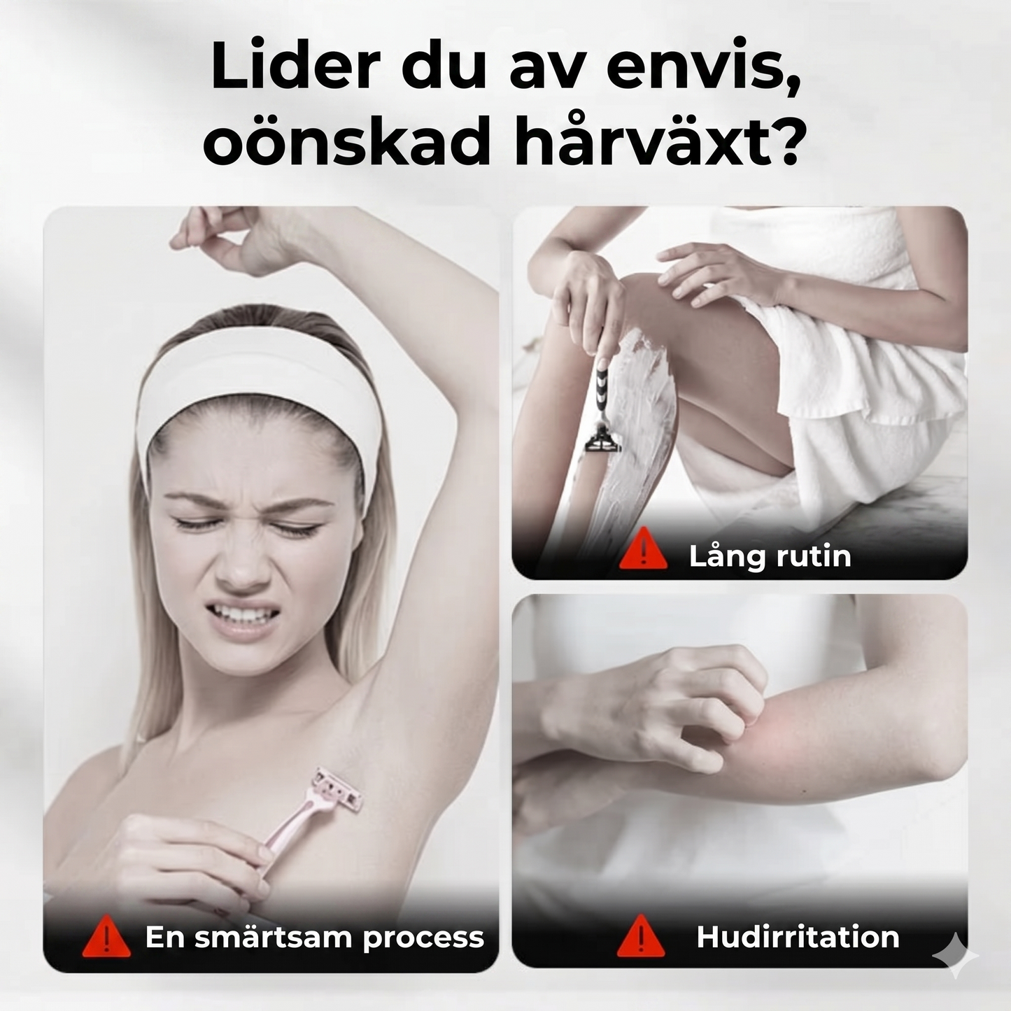 Väldoftande hårborttagningsspray