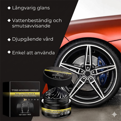 Däckvårdskräm för bil