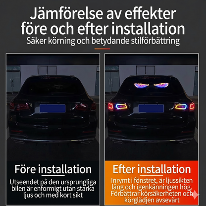 LED Devil Eyes för bilens vindruta