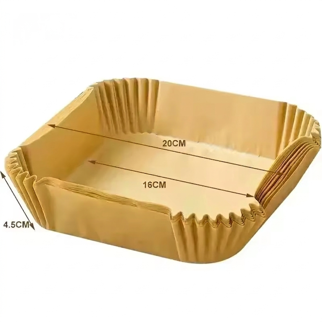 Bakplåtspappersformar till Airfryer – [100-pack]