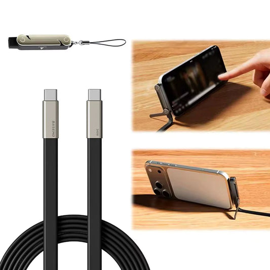 Ultrastark USB-C-kabel på 240 W – 360° roterande kontakt