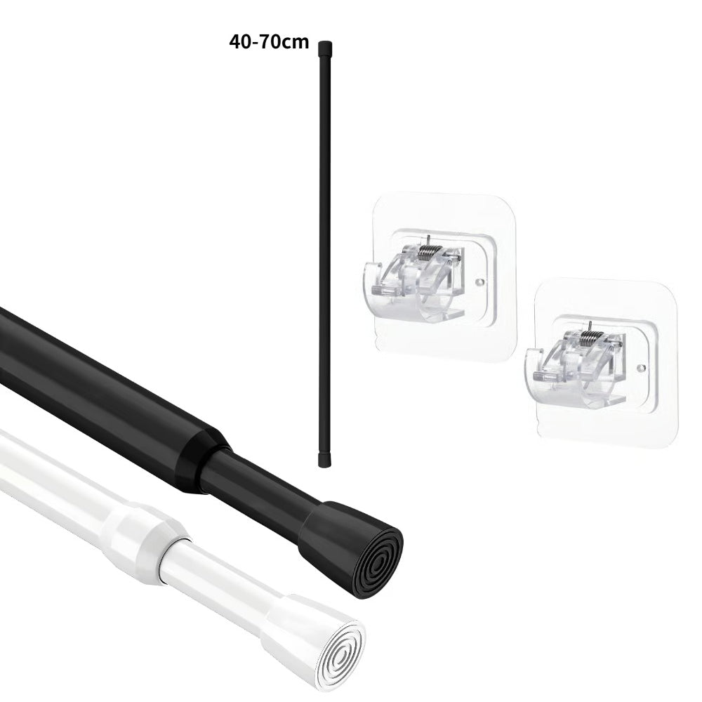 Justerbara gardinstångsfästen utan borrning (2-pack)