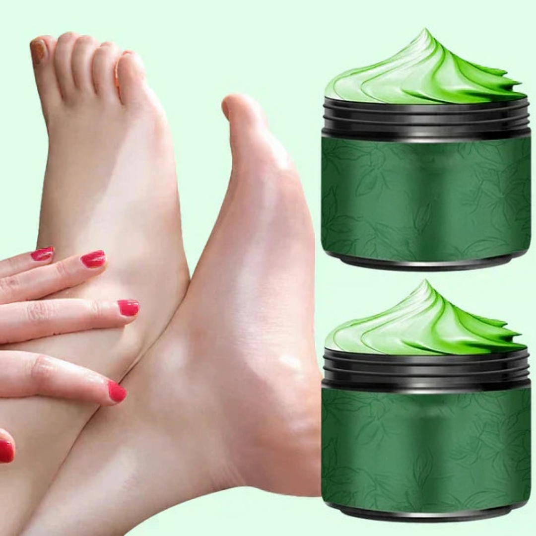 Återfuktande fotkräm med teträdolja och aloe vera – speciellt utvecklad för torra fötter