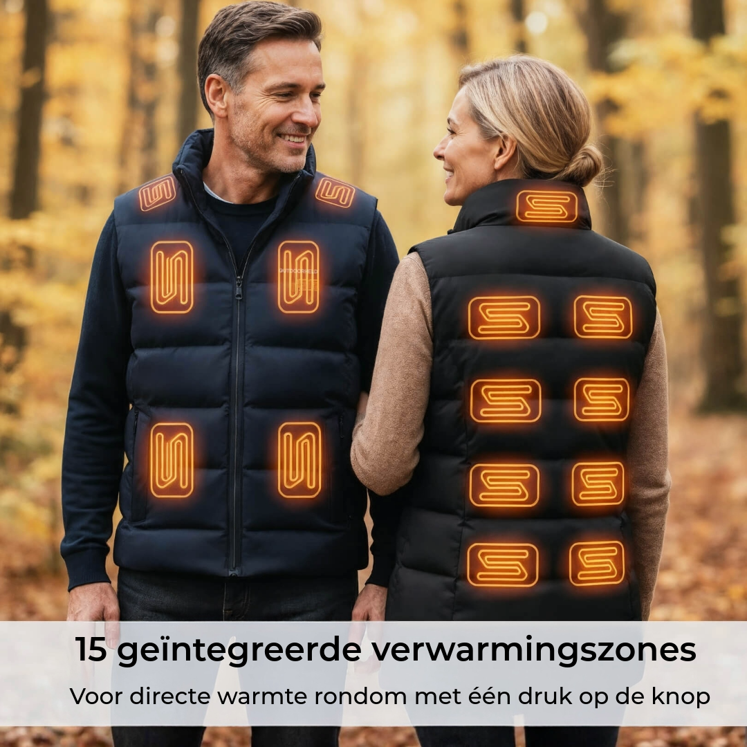 Oplaadbaar Verwarmd Vest (met USB)