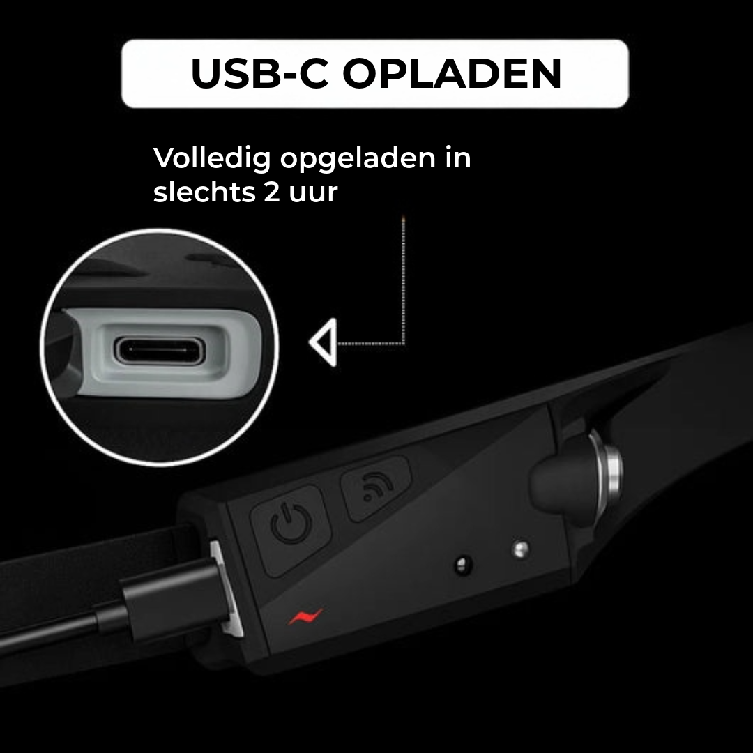 AdventureLight - Oplaadbare LED Hoofdlamp