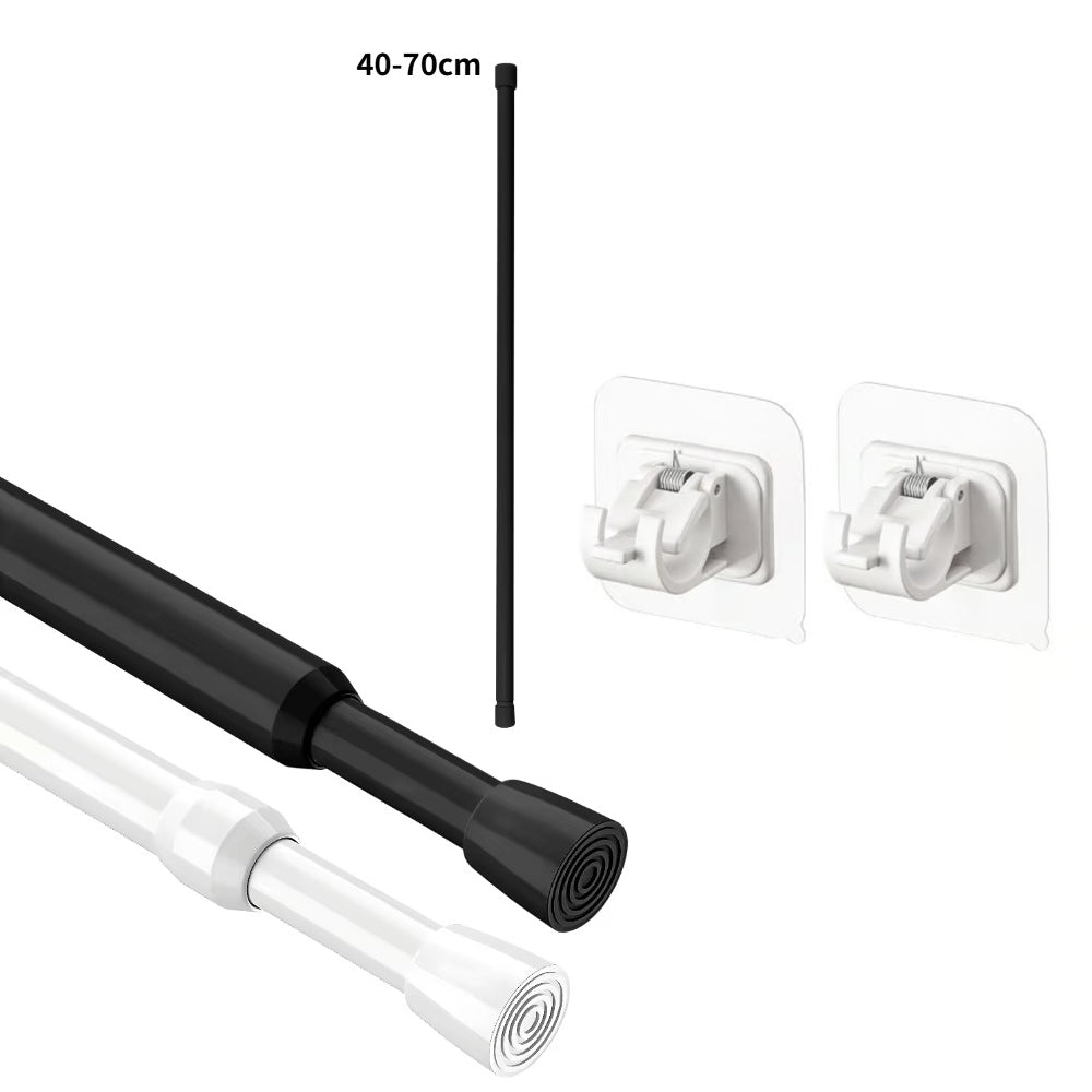 Justerbara gardinstångsfästen utan borrning (2-pack)