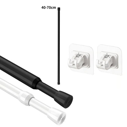 Justerbara gardinstångsfästen utan borrning (2-pack)