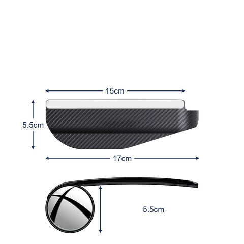 Regn- och solskydd för ytterbackspegel