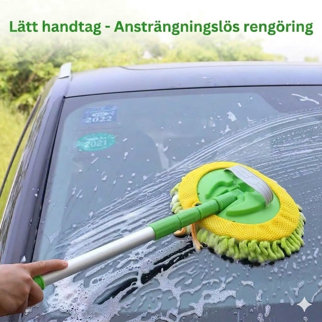 Teleskopisk biltvättsmopp