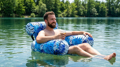 Uppblåsbar poolstol