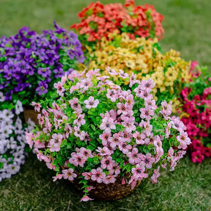 UV-beständiga konstgjorda blommor - 4-pack