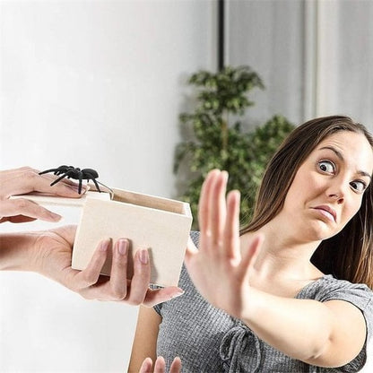 Rolig spindelbox för skämt