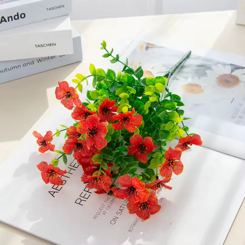 UV-beständiga konstgjorda blommor - 4-pack