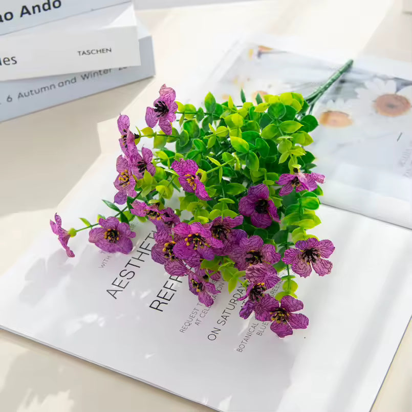 UV-beständiga konstgjorda blommor - 4-pack