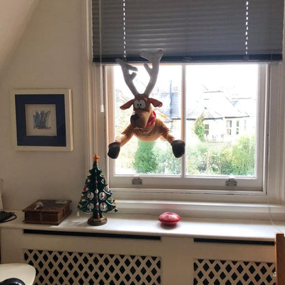 Grappige 'Oeps!' Kerstman & Rendier Decoratie