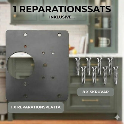 Professionellt reparationsset för skåpgångjärn