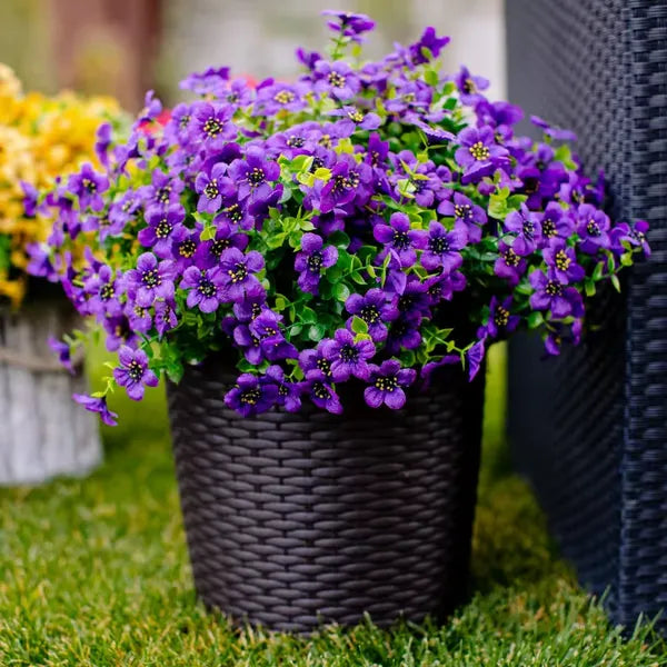 UV-beständiga konstgjorda blommor - 4-pack