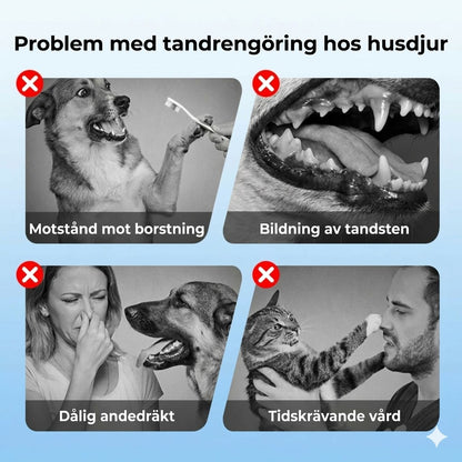 Tandspray för husdjurs tandvård
