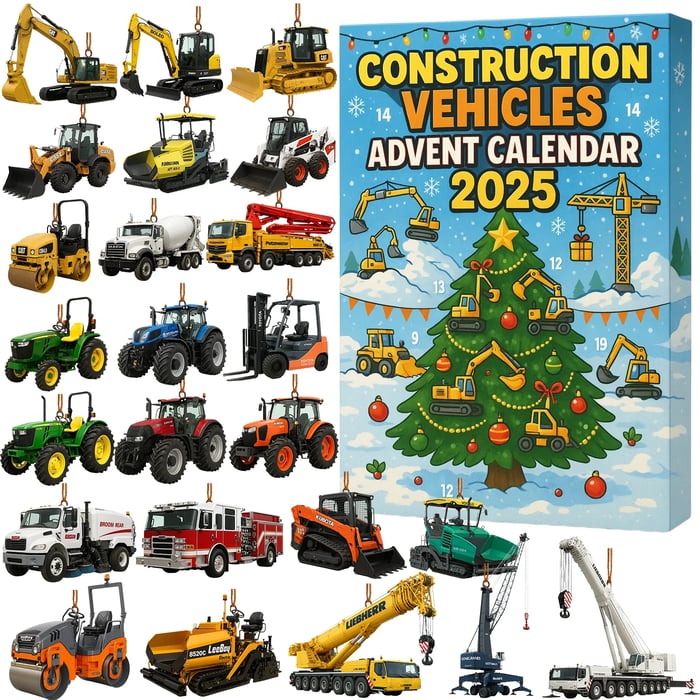 2025 Byggemaskine Julekalender
