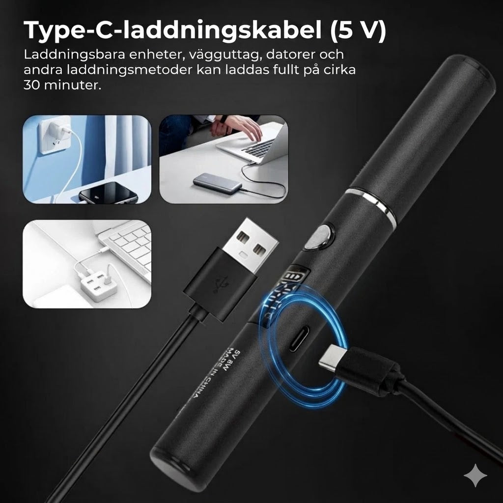 USB-uppladdningsbar lödkolv