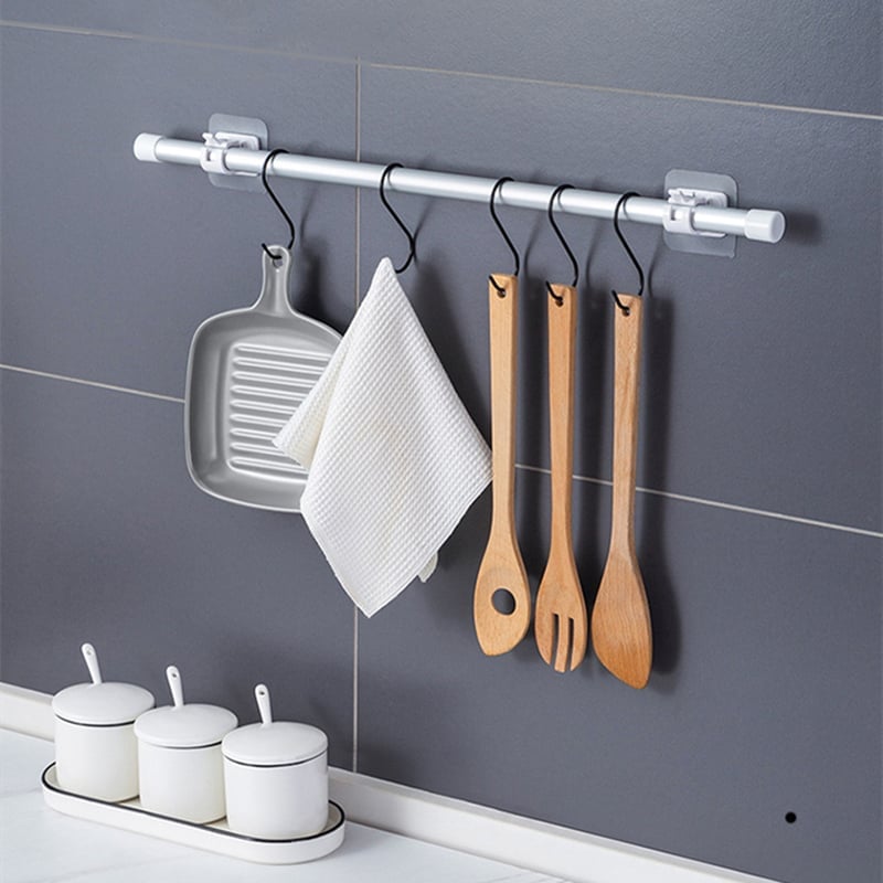 Justerbara gardinstångsfästen utan borrning (2-pack)