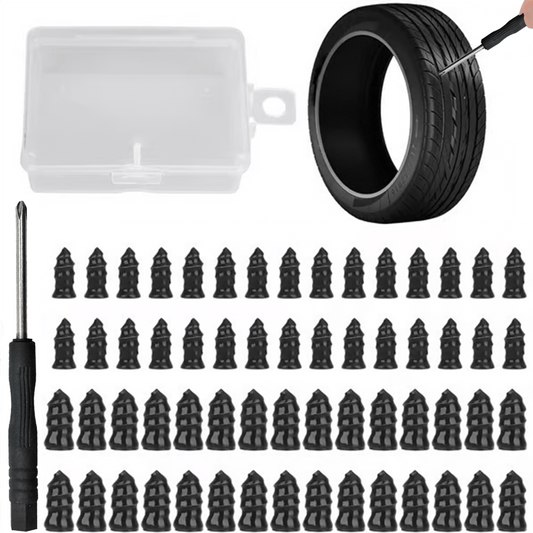 🔩 60-pack däckreparationspluggar i två storlekar