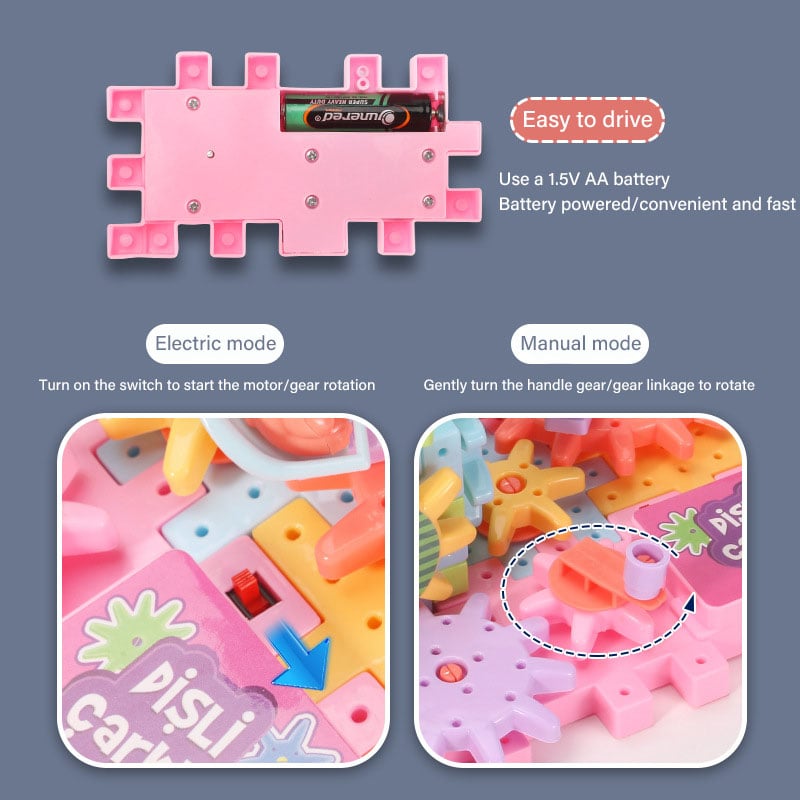 Educatieve Bouwset: Elektrische Tandwielen