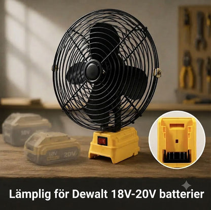 Bärbar batteridriven fläkt