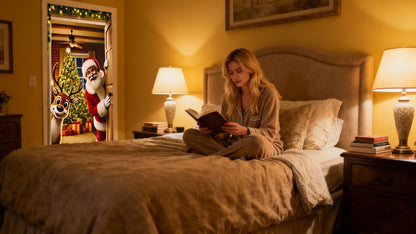 Kerstman Deurkozijn Topper