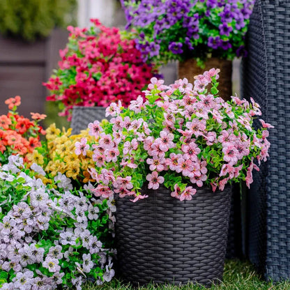 UV-beständiga konstgjorda blommor - 4-pack