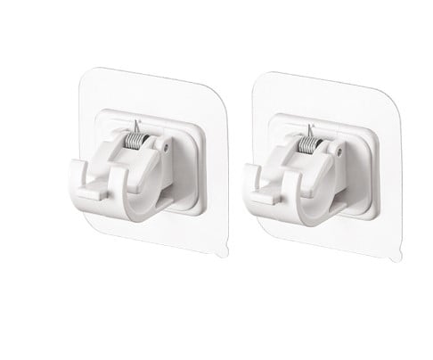 Justerbara gardinstångsfästen utan borrning (2-pack)
