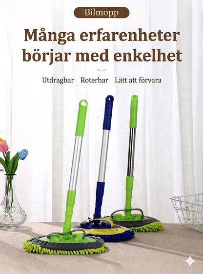 Teleskopisk biltvättsmopp
