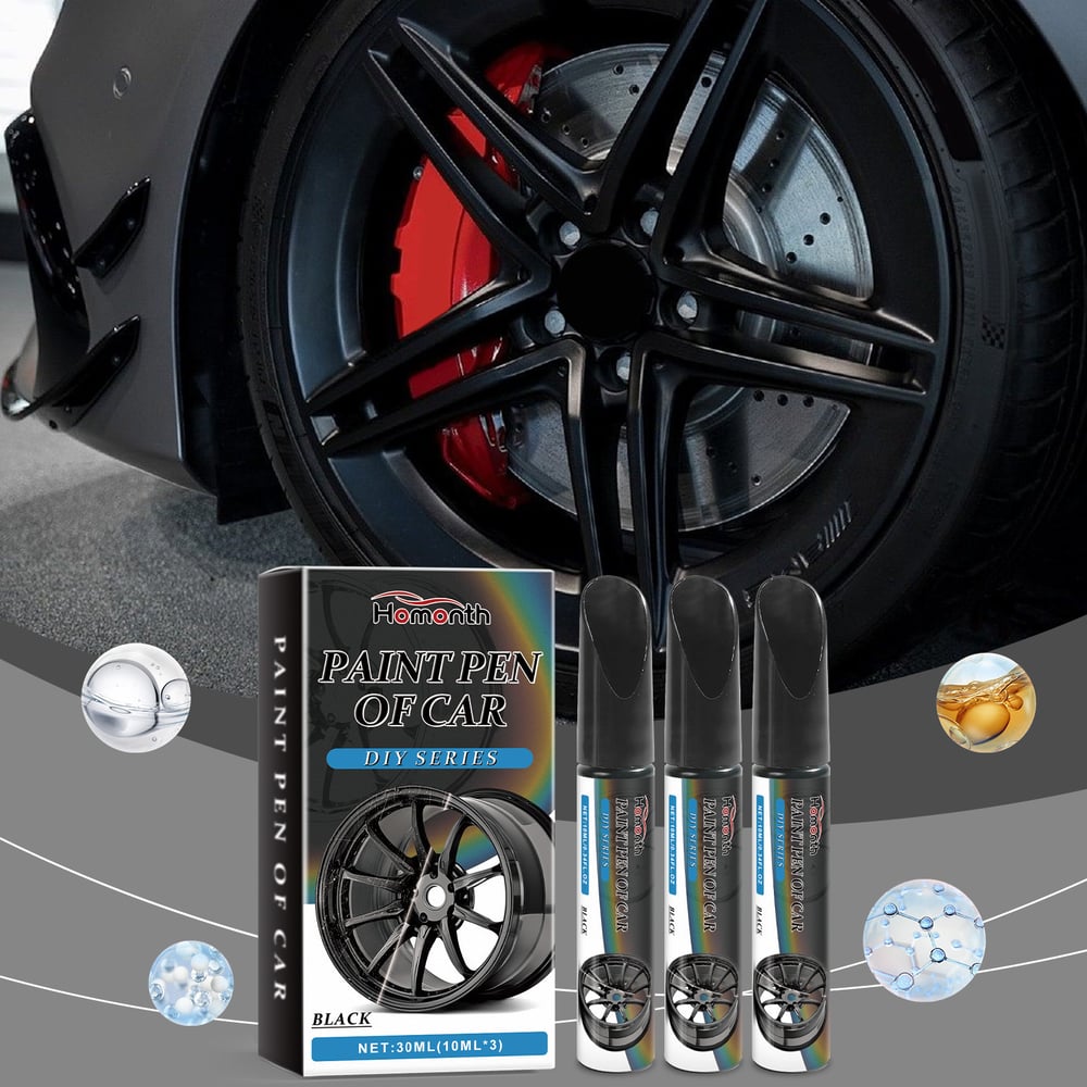 Reparationspenna för repor på bilfälgar – 3-pack