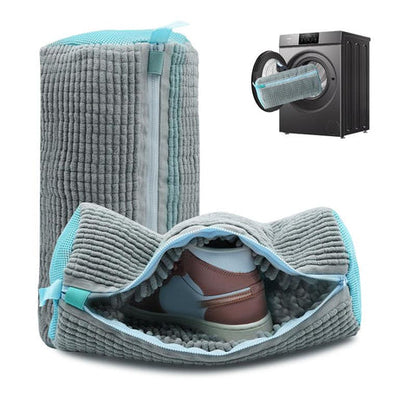 Tvättpåse i mikrofiber för skor – mjuk och effektiv – optimalt skydd för skor och tvättmaskin